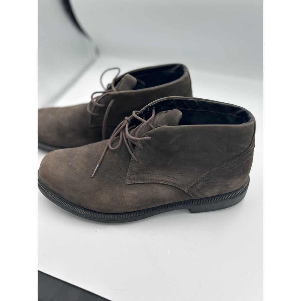 Dunham Mens Dark Brown Nubuck Leather Chukka Boots Size 13 2E Wide BH3017